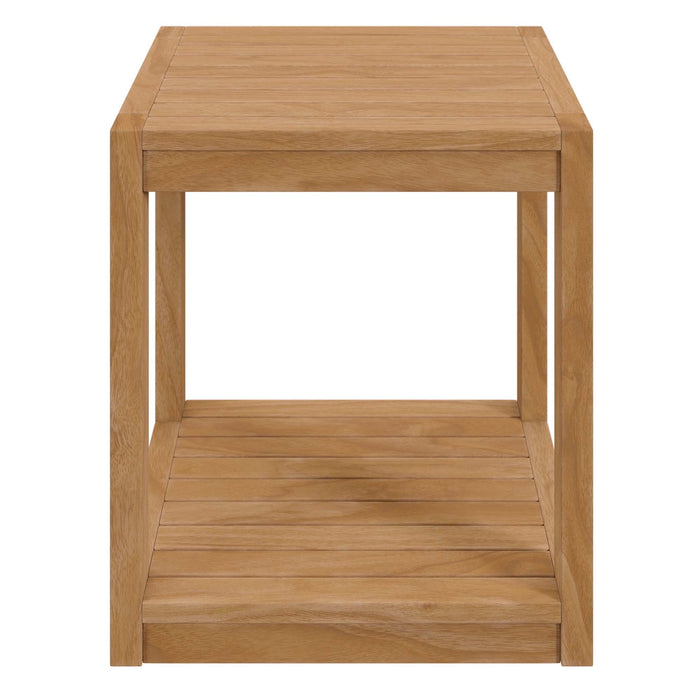 Carlsbad 3-Piece Teak Wood Outdoor Patio Outdoor Patio Set - view 10