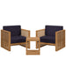 Carlsbad 3-Piece Teak Wood Outdoor Patio Outdoor Patio Set - view 14