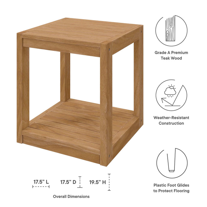 Carlsbad 3-Piece Teak Wood Outdoor Patio Outdoor Patio Set - view 27