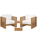 Carlsbad 3-Piece Teak Wood Outdoor Patio Outdoor Patio Set - view 26