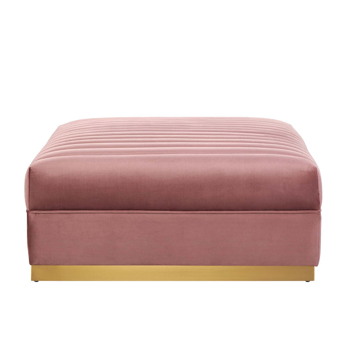 Sanguine 7-Piece Channel Tufted Performance Velvet Right-Facing Modular Sectional Sofa by Modway - view 25
