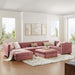 Sanguine 7-Piece Channel Tufted Performance Velvet Right-Facing Modular Sectional Sofa by Modway - view 17