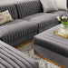 Sanguine 7-Piece Channel Tufted Performance Velvet Right-Facing Modular Sectional Sofa by Modway - detail close-up