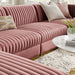 Sanguine 6-Piece Channel Tufted Performance Velvet Modular Sectional Sofa by Modway - detail close-up
