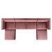 Sanguine 6-Piece Channel Tufted Performance Velvet Modular Sectional Sofa by Modway - accessory view