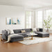 Sanguine 6-Piece Channel Tufted Performance Velvet Modular Sectional Sofa by Modway - product label