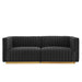 Conjure Channel Tufted Performance Velvet Loveseat - view 10