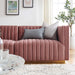Conjure Channel Tufted Performance Velvet Loveseat - view 15