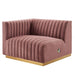 Conjure Channel Tufted Performance Velvet Loveseat - view 16