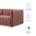 Conjure Channel Tufted Performance Velvet Loveseat - view 14