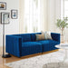 Conjure Channel Tufted Performance Velvet Loveseat - view 23