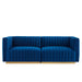 Conjure Channel Tufted Performance Velvet Loveseat - view 30
