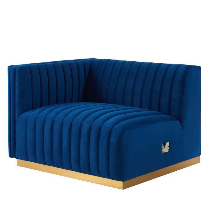 Conjure Channel Tufted Performance Velvet Loveseat - view 27