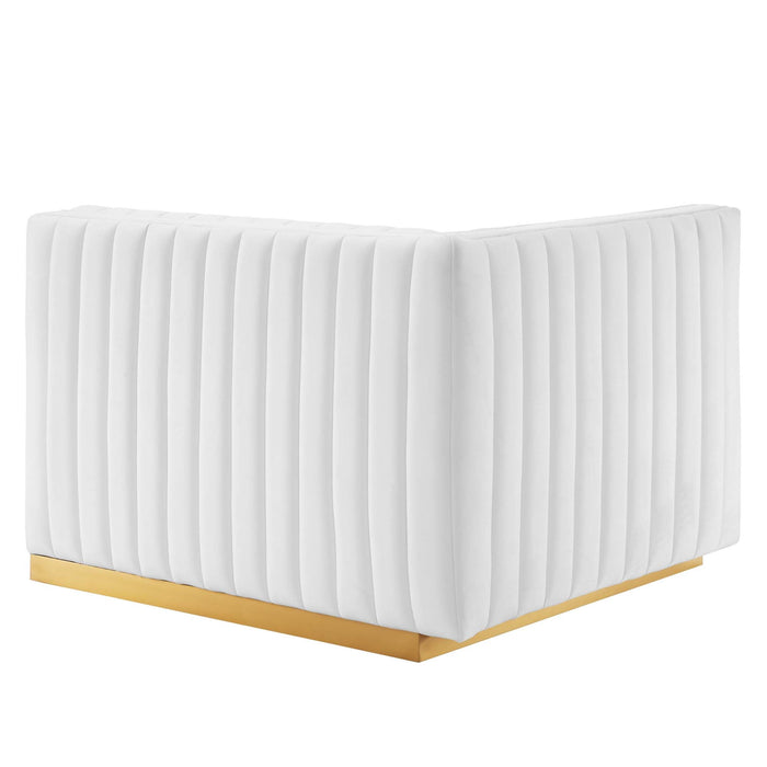 Conjure Channel Tufted Performance Velvet Loveseat - view 40