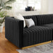 Conjure Channel Tufted Performance Velvet Sofa by Modway - detail close-up