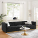 Conjure Channel Tufted Performance Velvet Sofa by Modway - front view