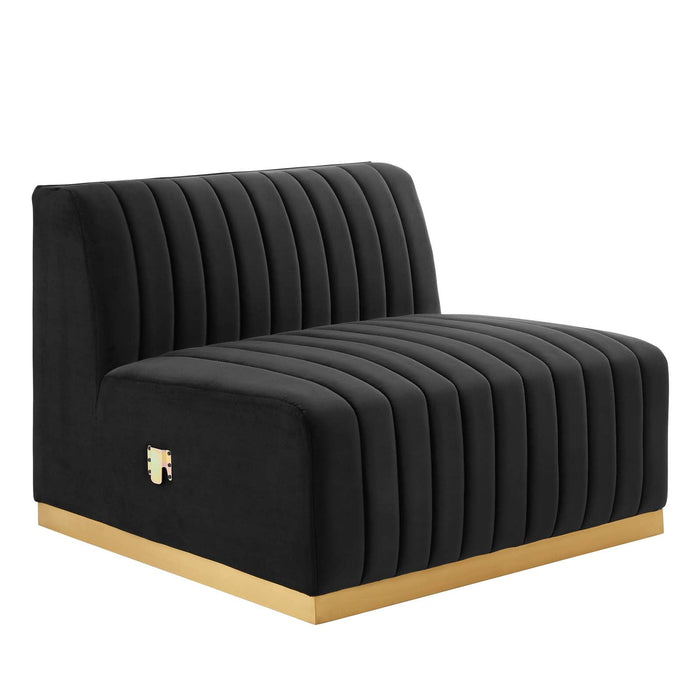 Conjure Channel Tufted Performance Velvet Sofa - Luxurious, Stain-Resistant Elegance for Any Space