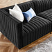 Conjure 4-Piece Channel Tufted Performance Velvet Sofa by Modway - detail close-up