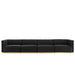 Conjure 4-Piece Channel Tufted Performance Velvet Sofa by Modway - top view