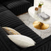 Conjure 4-Piece Channel Tufted Performance Velvet Sectional by Modway - detail close-up
