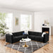 Conjure 5-Piece Channel Tufted Performance Velvet Sectional by Modway - front view