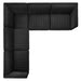 Conjure 5-Piece Channel Tufted Performance Velvet Sectional by Modway - installation view