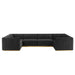 Conjure 6-Piece Channel Tufted Performance Velvet U-Shaped Sectional by Modway - angle view