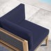 Clearwater Outdoor Patio Teak Wood Corner Chair - view 18