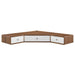 Modway Transmit 47" Wall Mount Corner Walnut Office Desk - Lifestyle View