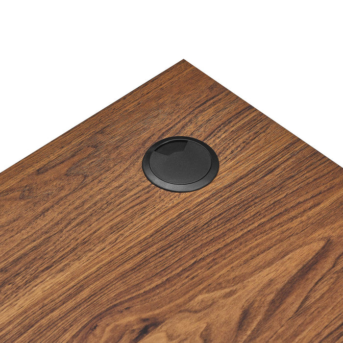 Modway Transmit 47" Wall Mount Corner Walnut Office Desk - View 9