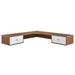 Modway Transmit 55" Wall Mount Corner Wood Office Desk - Lifestyle View