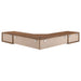 Modway Transmit 55" Wall Mount Corner Wood Office Desk - Dimensions