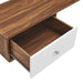 Modway Transmit 55" Wall Mount Corner Wood Office Desk - Features