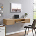 Modway Render Wall Mount Wood Office Desk - View 11