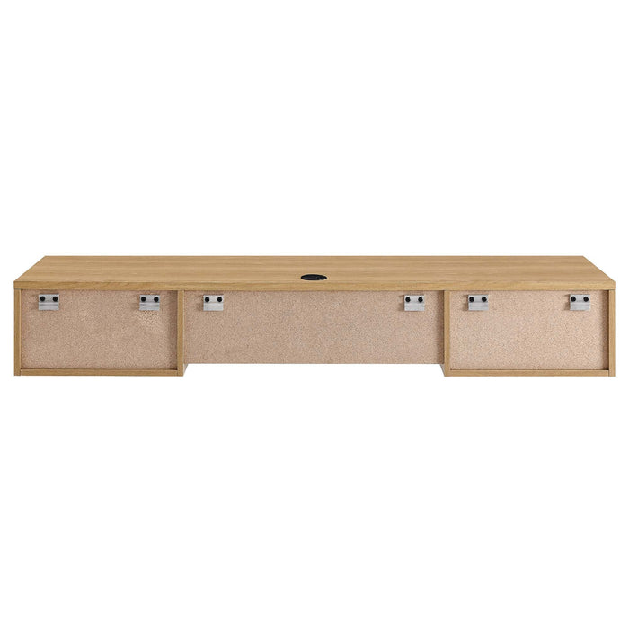 Modway Render Wall Mount Wood Office Desk - View 16