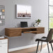Modway Render Wall Mount Wood Office Desk - View 22