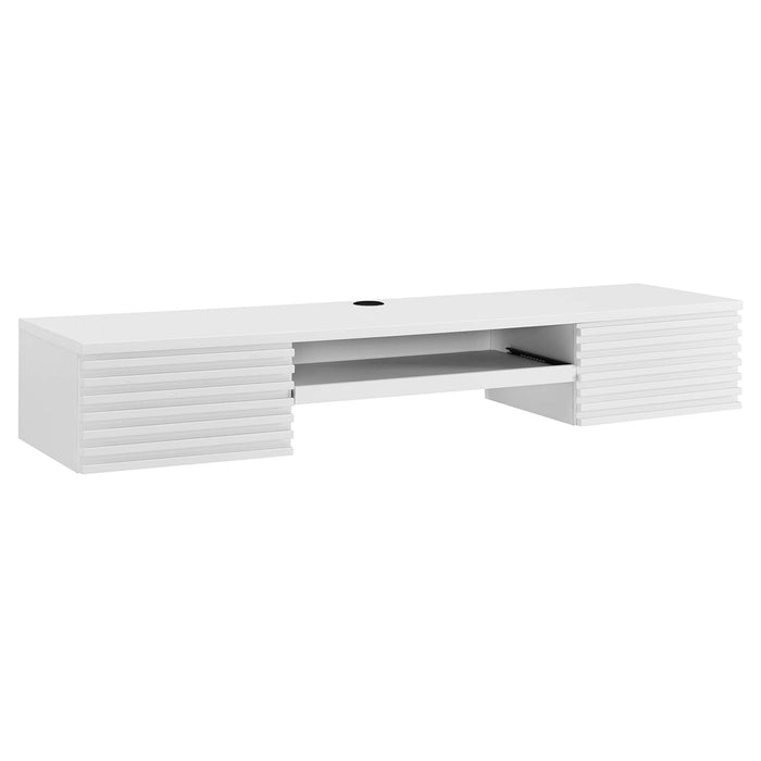 Modway Render Wall Mount Wood Office Desk - View 39