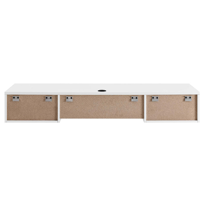 Modway Render Wall Mount Wood Office Desk - View 34