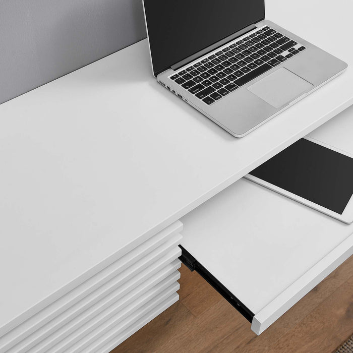 Modway Render Wall Mount Wood Office Desk - View 29