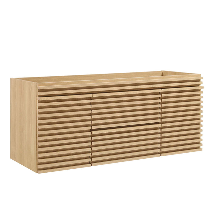 Render 48" Wall-Mount Bathroom Cabinet Basin Not Included