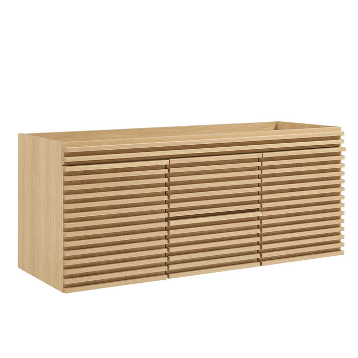 Render 48" Wall-Mount Bathroom Cabinet Basin Not Included