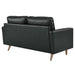 Valour Leather Loveseat - view 6