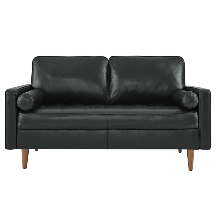 Valour Leather Loveseat - view 7