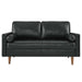 Valour Leather Loveseat - view 7