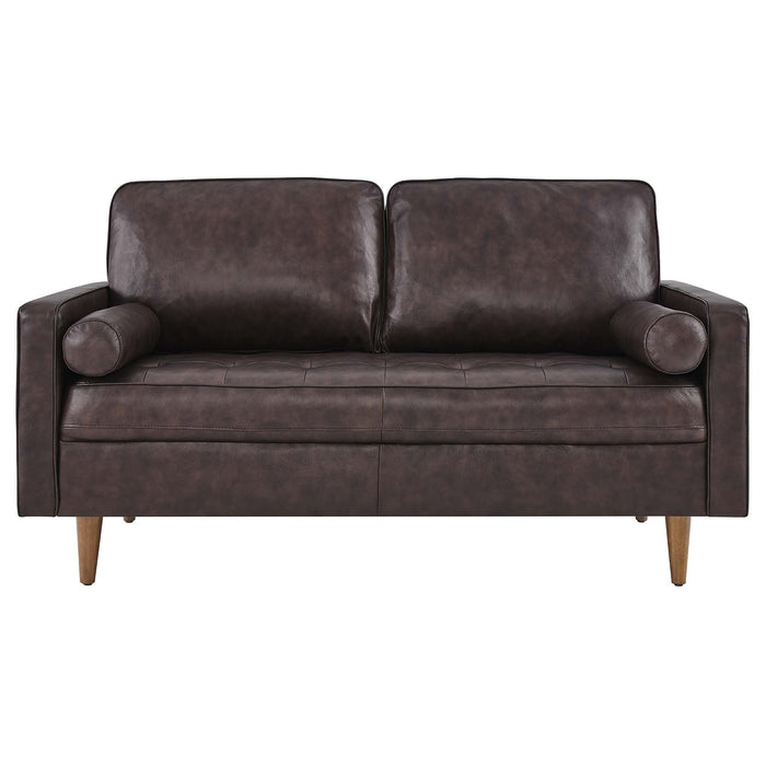 Valour Leather Loveseat - view 15
