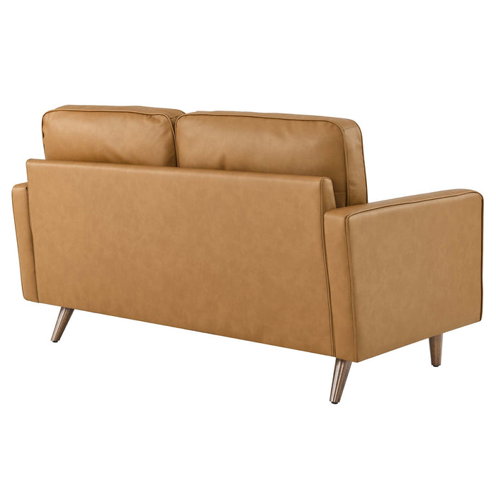 Valour Leather Loveseat - view 22