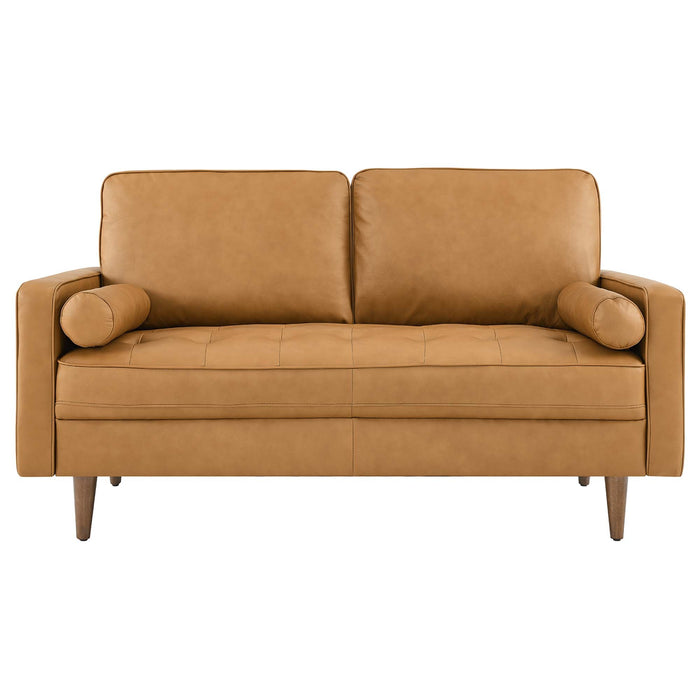Valour Leather Loveseat - view 23