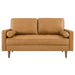 Valour Leather Loveseat - view 23