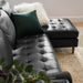 Valour 78" Leather Apartment Sectional Sofa - in lifestyle setting