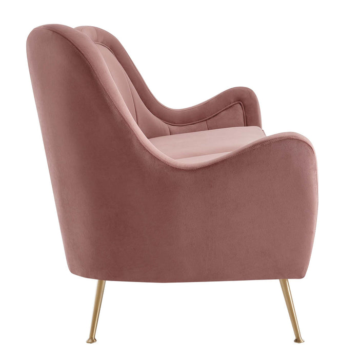 Cheshire Channel Tufted Performance Velvet Sofa - view 5